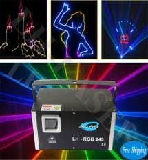 Лазер 2000mW 3D SD RGB TTL